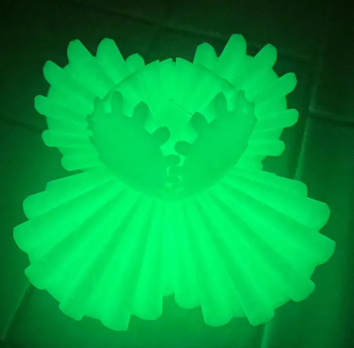 3D Printed Rotating Gear Ball