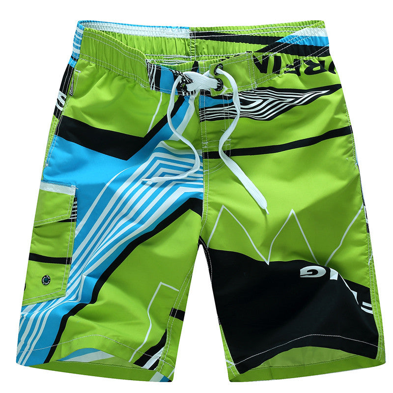 "Men's Casual Beach Pants - Personalized Printed Design"